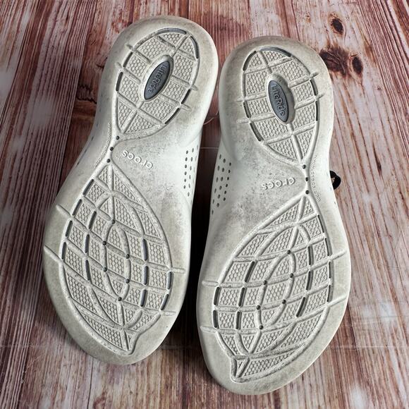 Crocs LITERIDE 360 PACER Womens Size 6 Blue Rubber Athletic Shoes Sneakers EUC - Picture 8 of 10